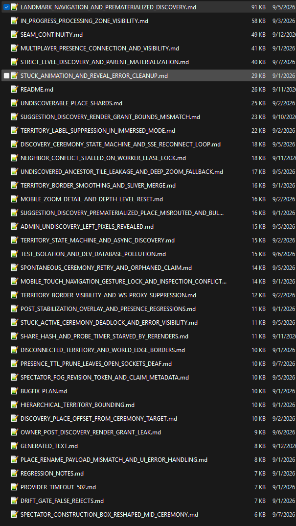Bugfix Folder