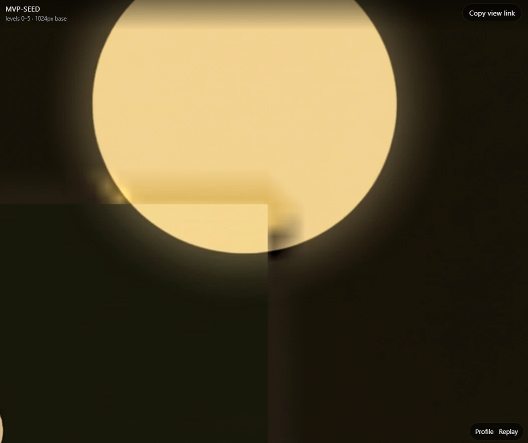 First Zoom Seam Bug